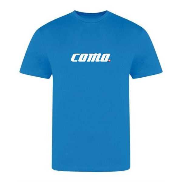 Como '84 T-shirt in action.