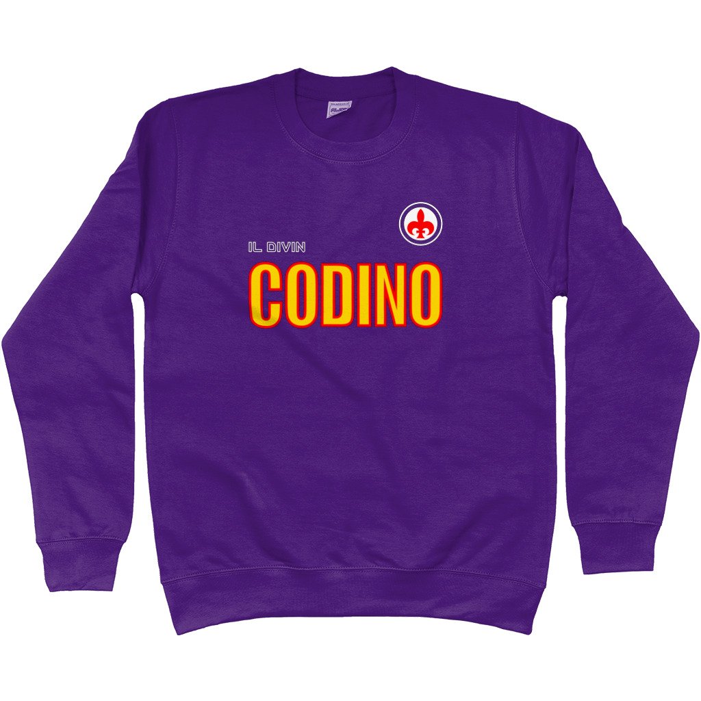 Il Divin Codino '87 Sweatshirt in action.
