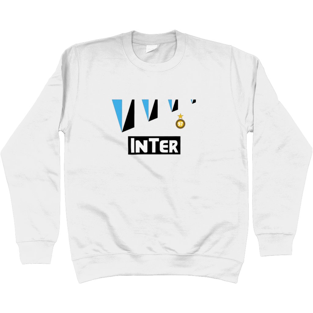 Inter ‘91 Away Sweatshirt - White in action.