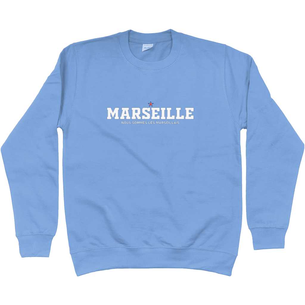 Marseille Nous Sommes Les Marseillais Sweatshirt in action.