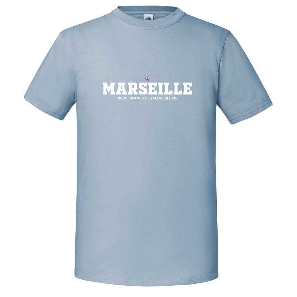 Marseille Nous Sommes Les Marseillais T-Shirt in action.