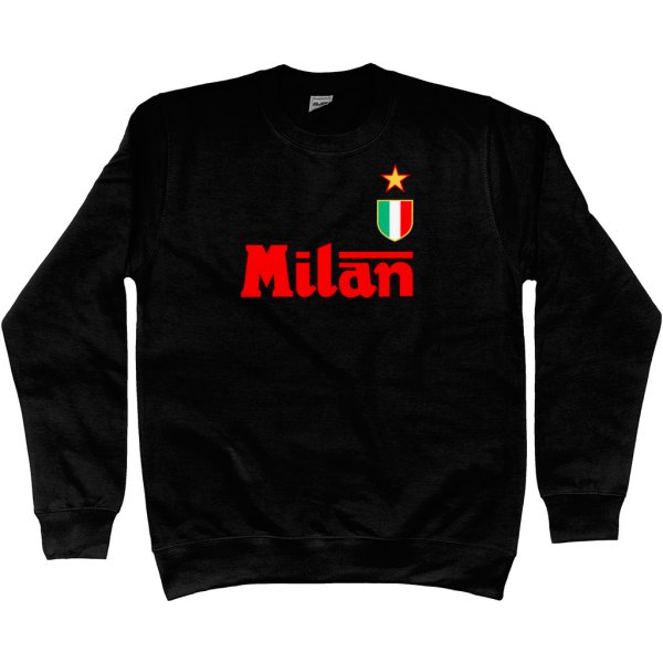 Milan '92 Scudetto Sweatshirt in action.