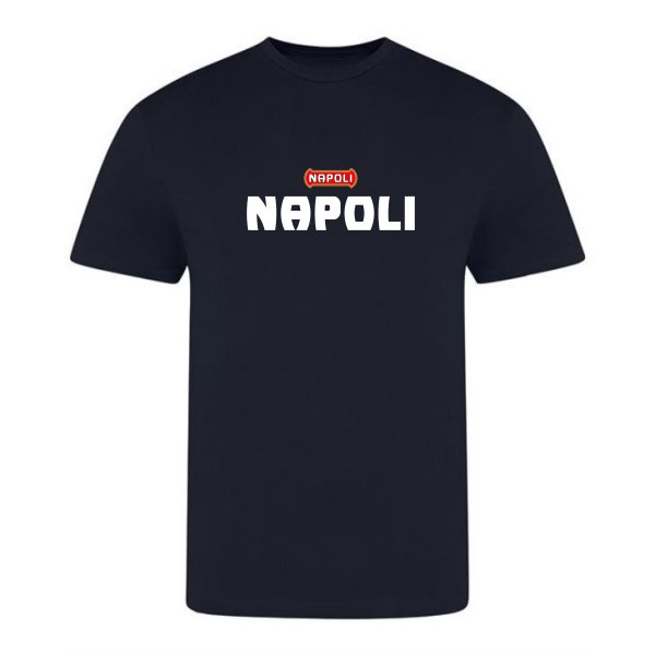 Napoli '01 T-shirt - Deep Navy in action.