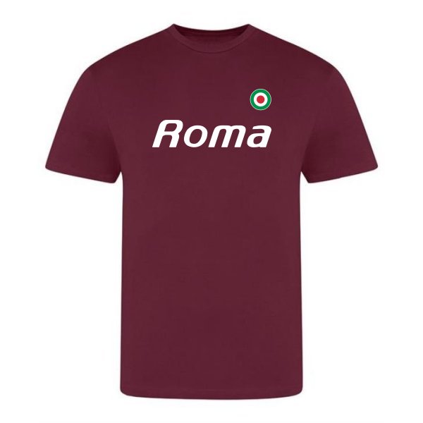Roma '80s Coppa T-shirt in action.