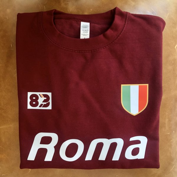 Roma '83 Sweatshirt in action.