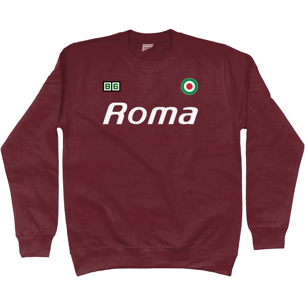 Roma '86 Sweatshirt in action.