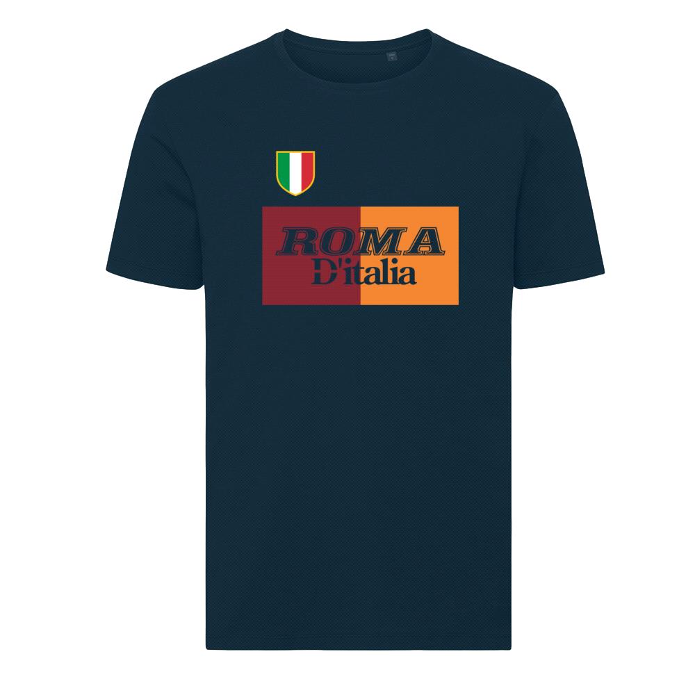 Roma '01 Europa Scudetto T-shirt in action.