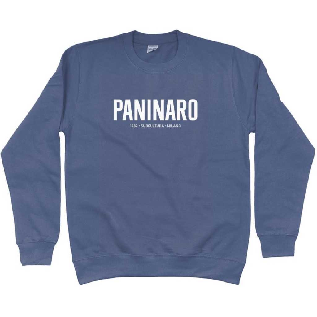 PANINARO '82 Sweatshirt - Airforce Blue in action.