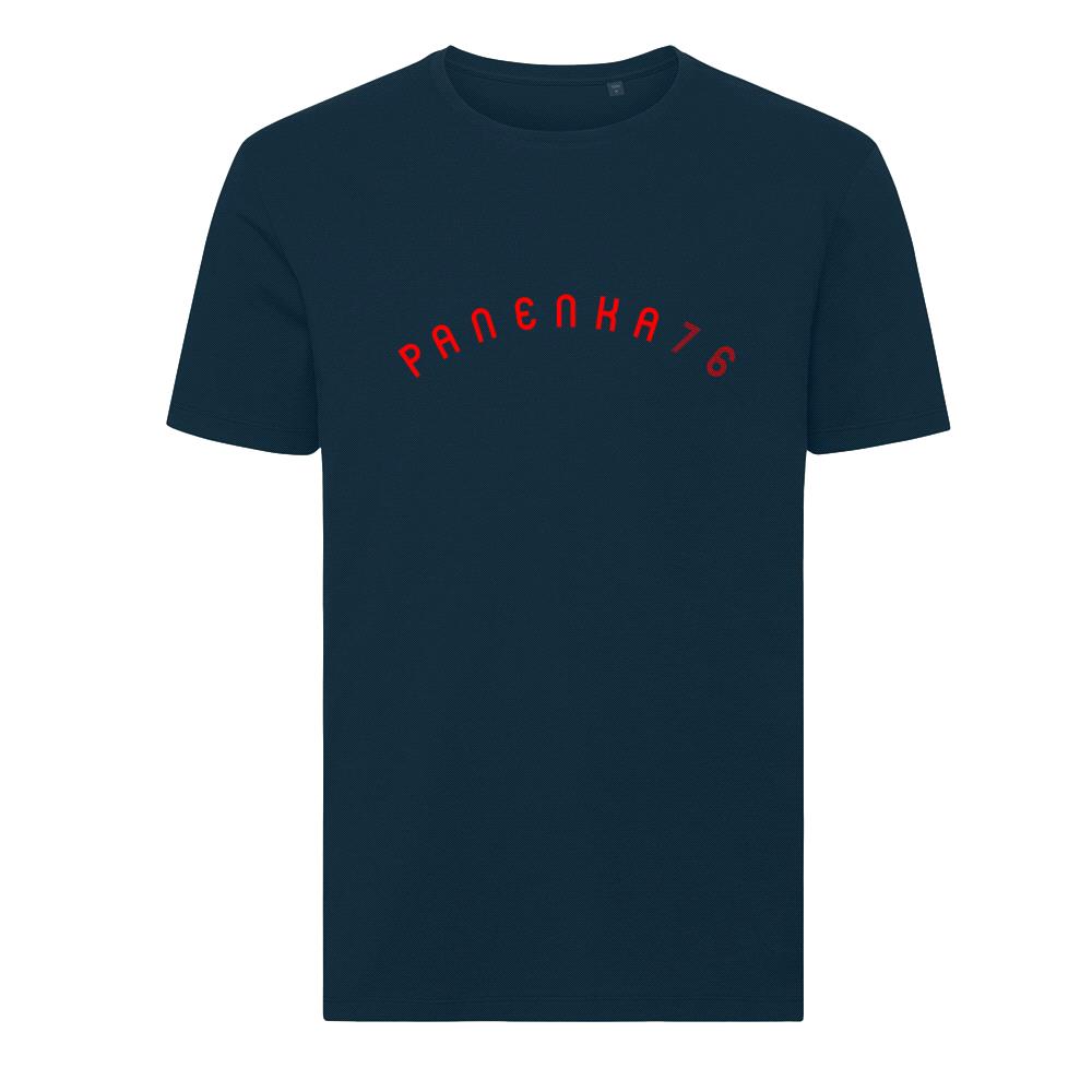 Panenka '76 T-shirt in action.
